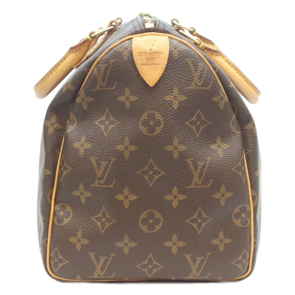 LOUIS VUITTON Brown Monogram Speedy 30 Boston Bag - Picture 4 of 10